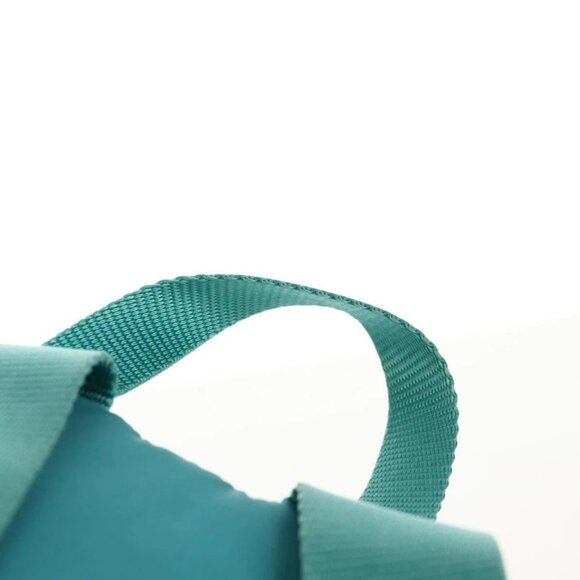 PRADA Backpack Nylon Turquoise Blue Silver Auth 157362V main image 10